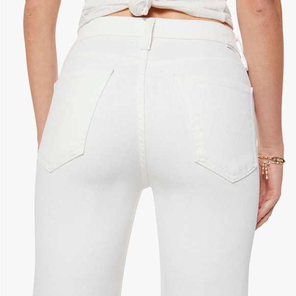 Mother The Rambler Zip Ankle Jean Wide Leg High Rise Fairest Of Them All Size 32 - Picture 4 of 13